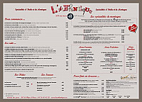 L'Authentique menu