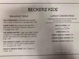 Becker's food