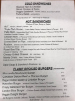 Canadian Grill menu