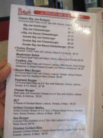 Peach City Ice Cream Co Diner menu