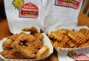 Krispy Krunchy Chicken inside