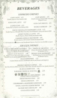 Cheesecake Factory menu