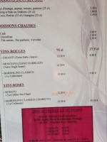 La Nota Bene menu