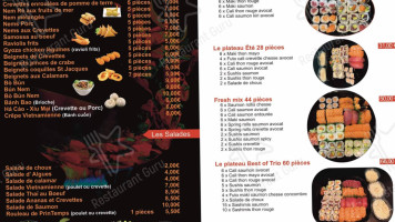 Sushis Binto menu