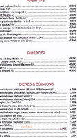 Lotus De Beaune menu