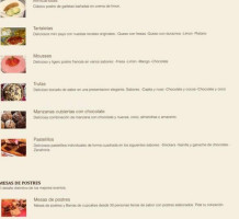 Azúcar Gourmet menu