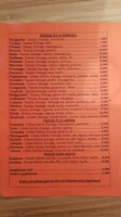 Le Milazzo menu