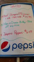 Joey's To Go menu