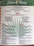 Blue Agave And Grill menu