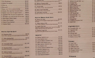 Bon Sushi 2 menu