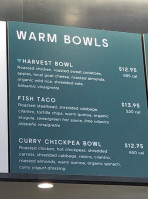 Sweetgreen menu