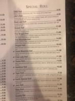 sushi village menu