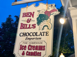 Ben Bill's Chocolate Emporium Of Martha's Vineyard food