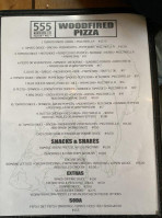 555 Brewing Co menu