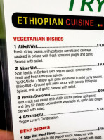 Try Me Ethiopian Cuisine menu