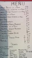 Jim's Joint menu