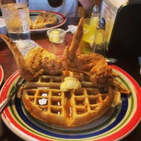 Rush Hour Chicken Waffles food