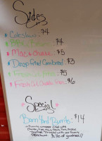 Copney's Bbq menu