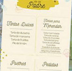 Tía Meme menu