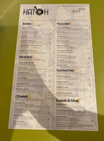 Hatch Early Mood Food menu