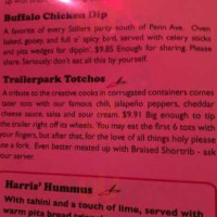 Shiloh Grill menu