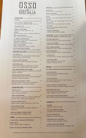 Osso Kristalla menu