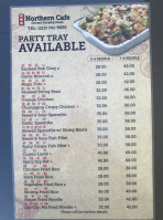 Northern Cafe menu