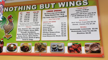 Nothing But Wings food