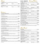 Lanna Thai menu