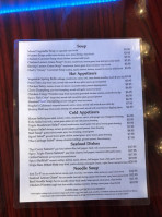 Thai Singha House menu