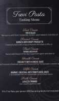 Trevi Pasta menu