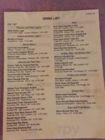 Mission Pizza Pub menu