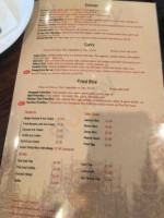 Khaosan Thai menu