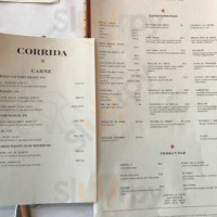 Corrida menu