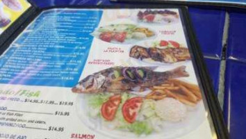 Mariscos Chihuahua menu