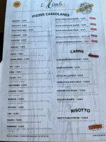 La Timba menu