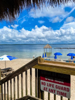 Eaton's Beach Sandbar Grill outside