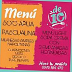 De 10 Vienes O Vamos? menu