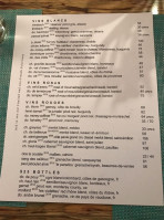 Frenchish menu