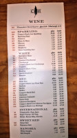 Cooper's Hawk Winery menu