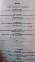 Oscar's Winner's Circle menu