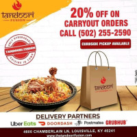 Tandoori Fusion food