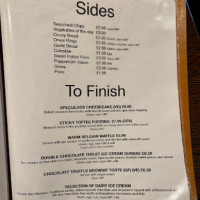 Ben Nevis menu