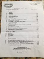 Annandale Deli Catering menu