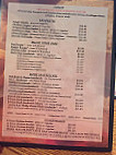 Sports Hut menu