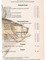 La Selva menu