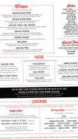 Shorte's Bbq menu