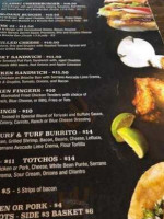 D Street Bar and Grill menu