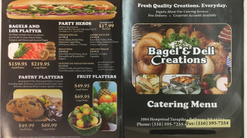 Bagel Deli Creations food