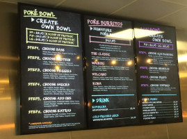 Poke City menu